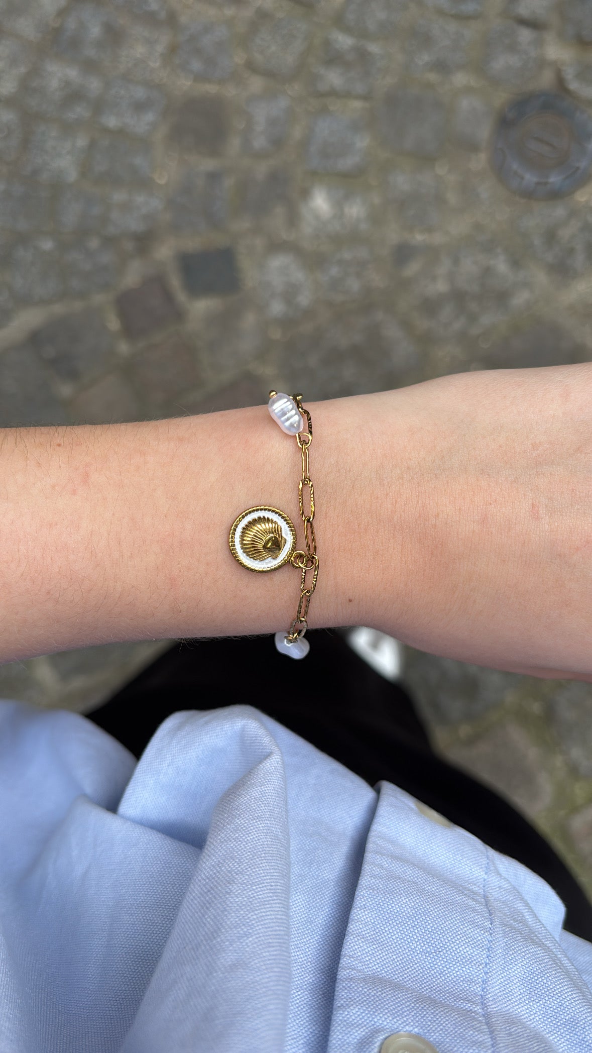 BRACELET COQUILLIA PERLE