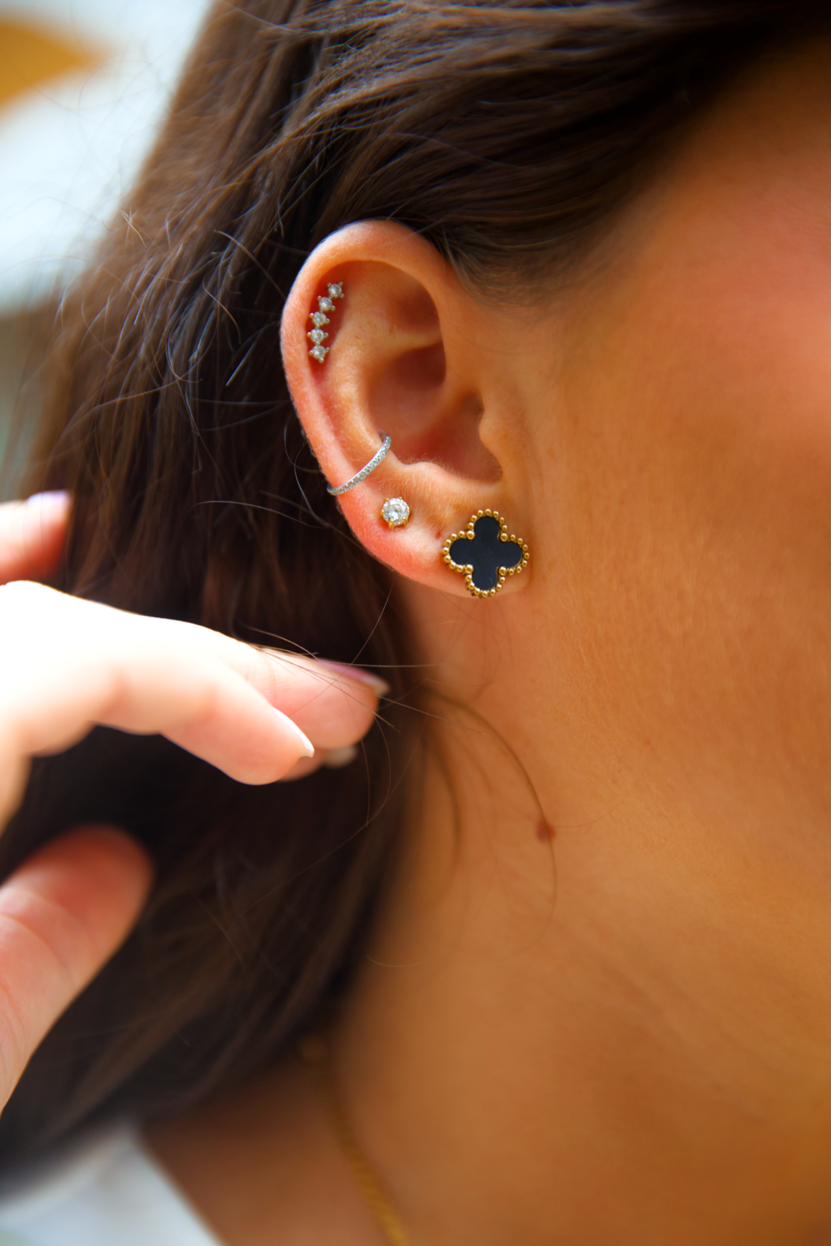 BOUCLES D’OREILLE - VALENTIN NOIR