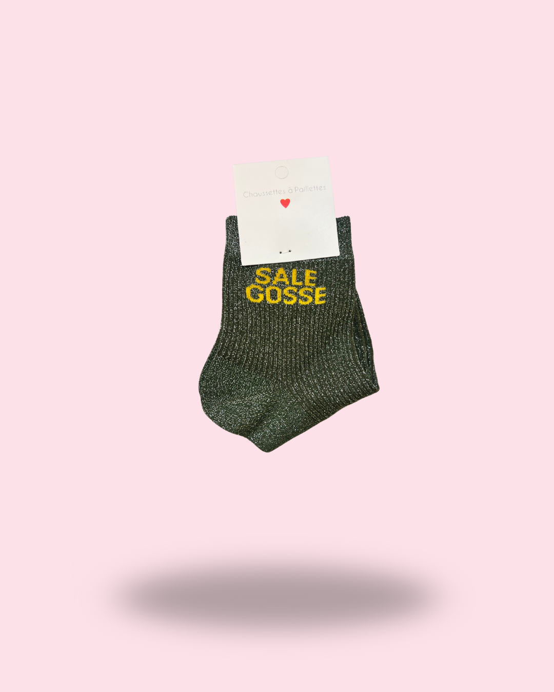chaussettes pailletées vertes – Sale Gosse