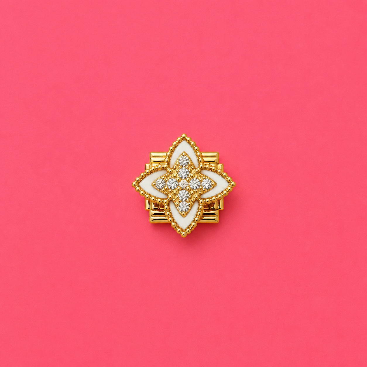 ✨ Charm Fleur Nacrée