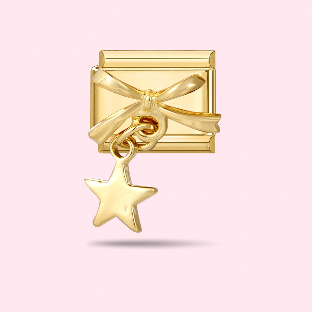 🎀 Charm Noeud Etoilé