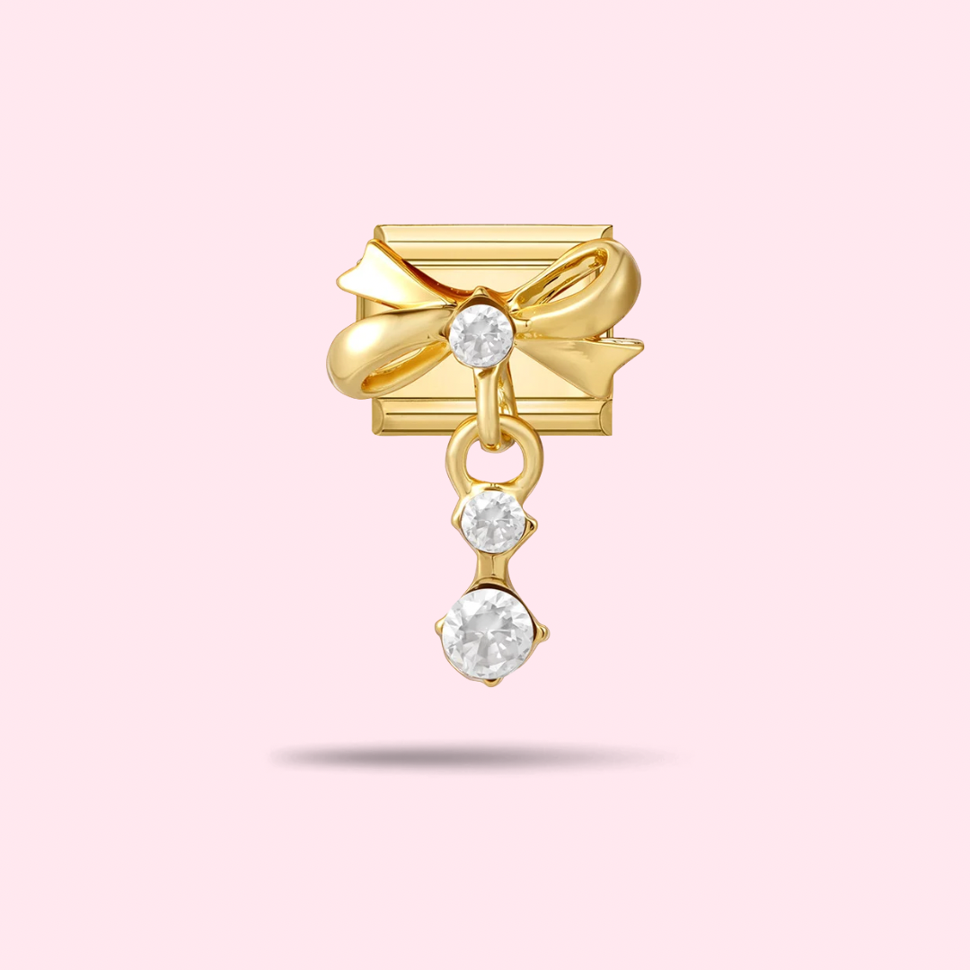 🎀 Charm Noeud Cristal