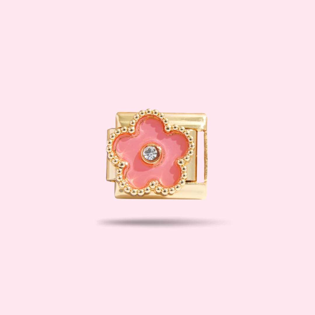 🌸 Charm Fleur Rose