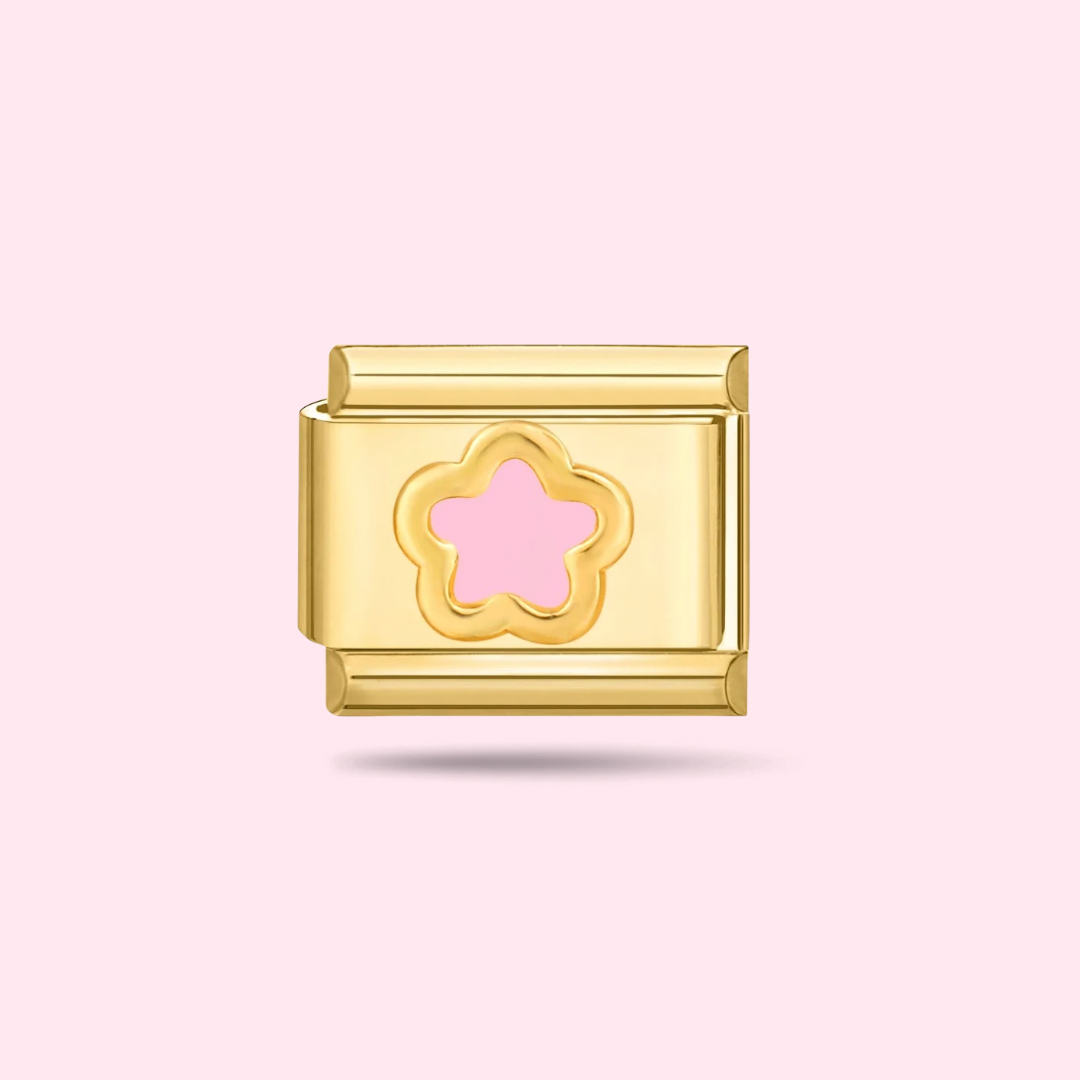 🌸 Charm Fleur Rose