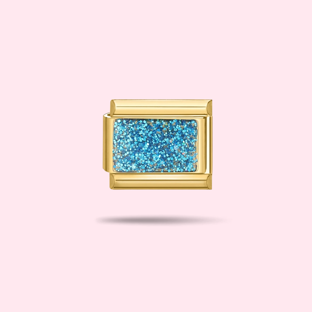 💙 Charm Pailleté Bleu