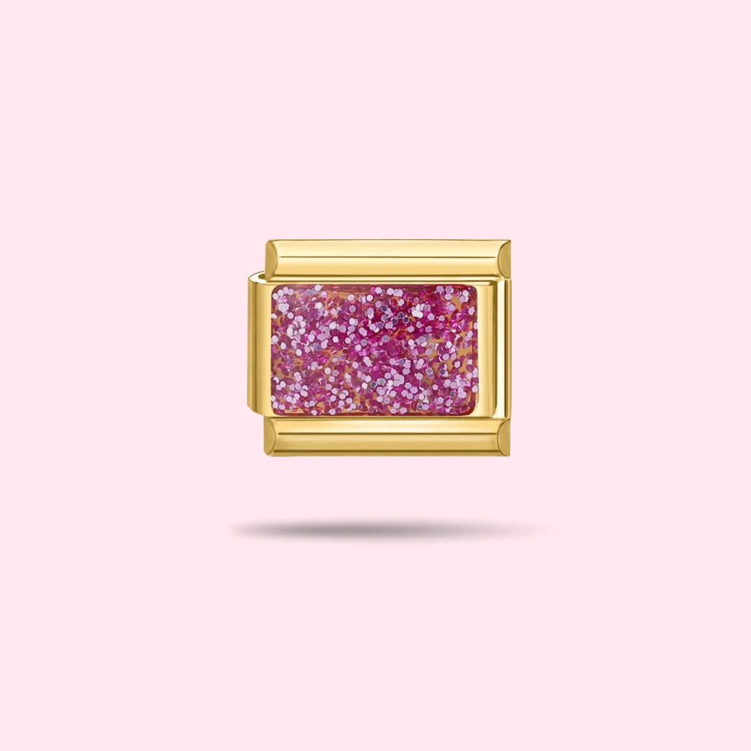 💖 Charm Pailleté Rose