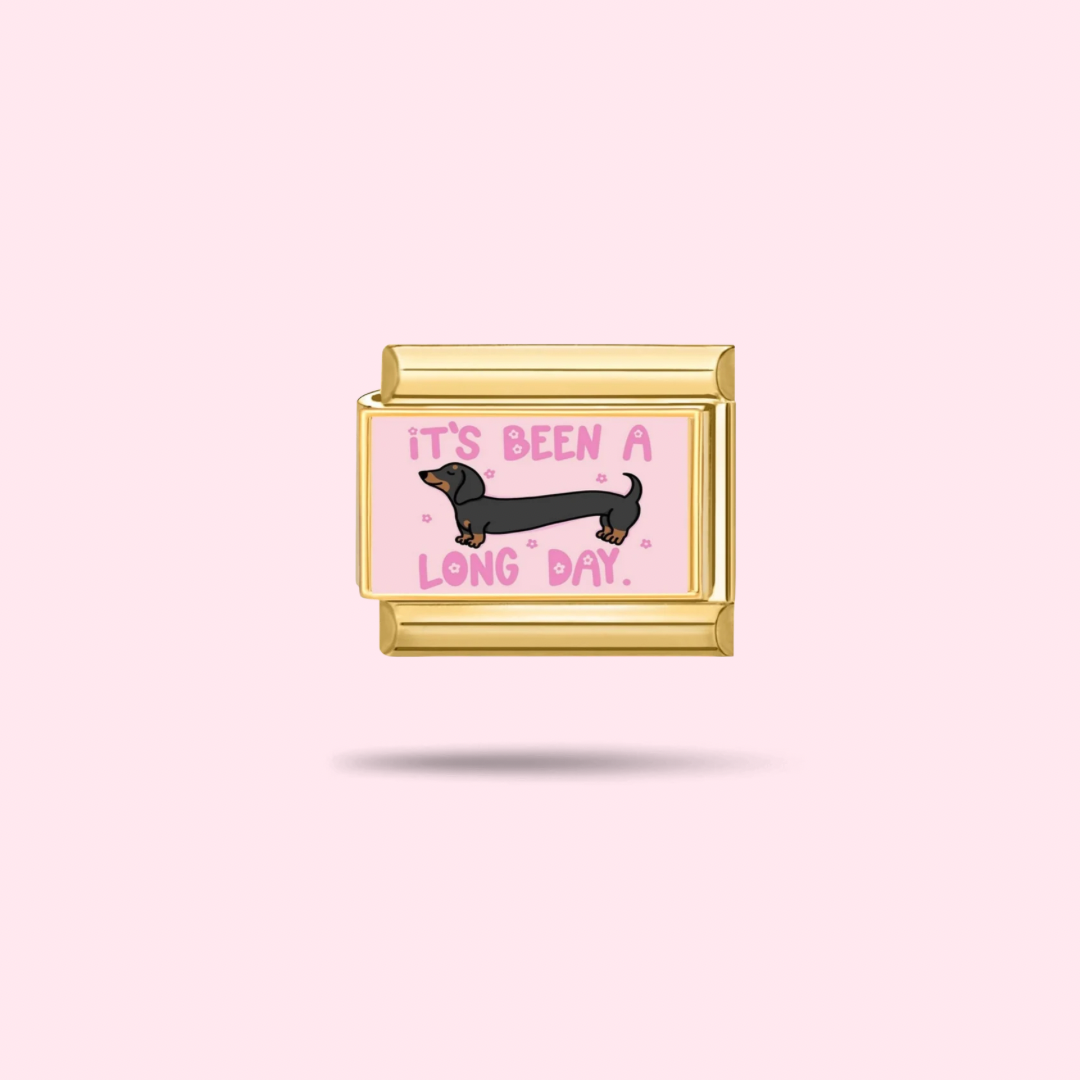 🐾 Charm Teckel « It’s Been A Long Day »