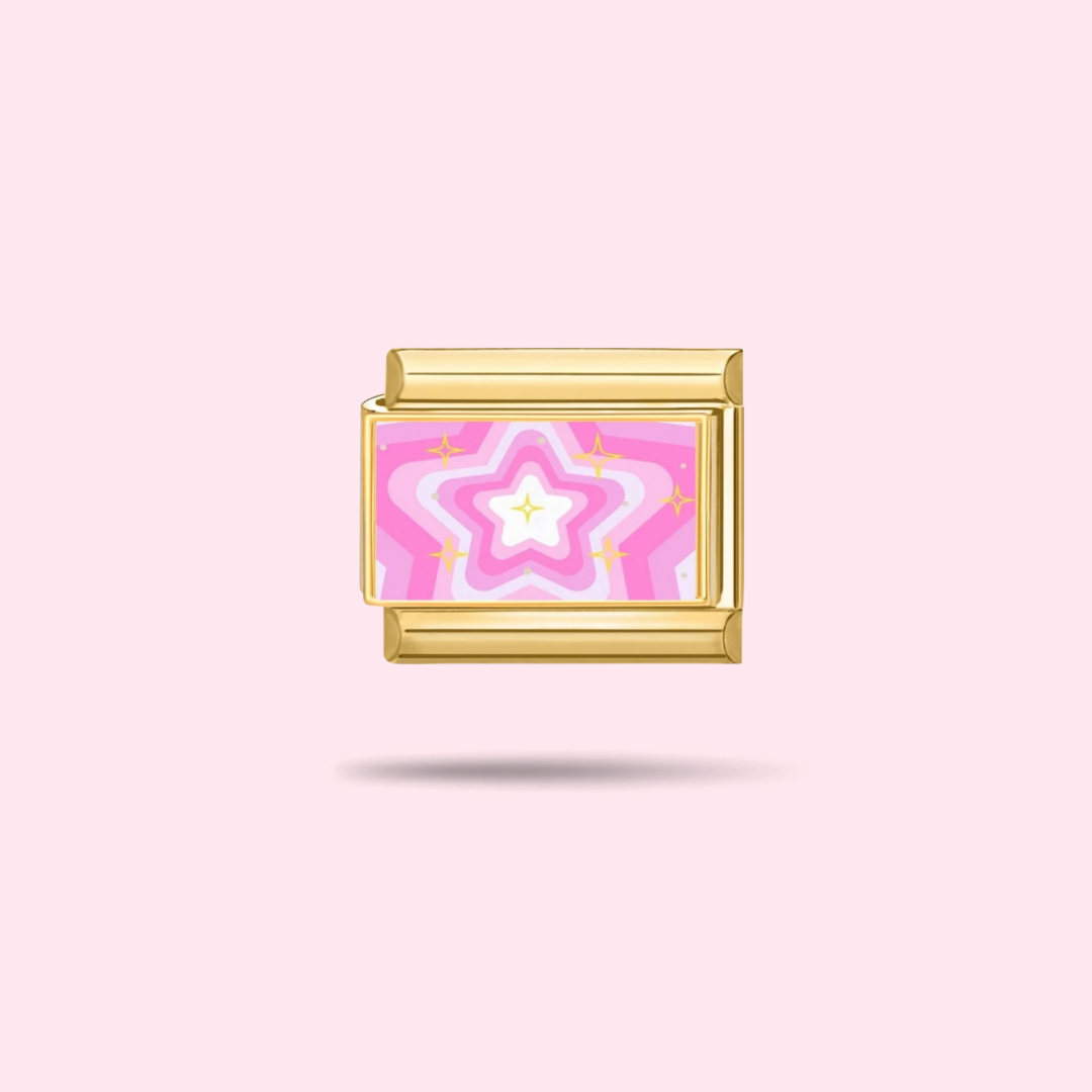 ⭐ Charm Étoile Rose Rétro