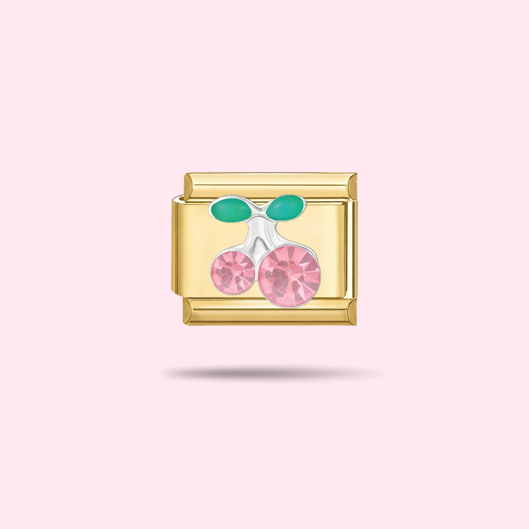 🍒 Charm Pink Cherry