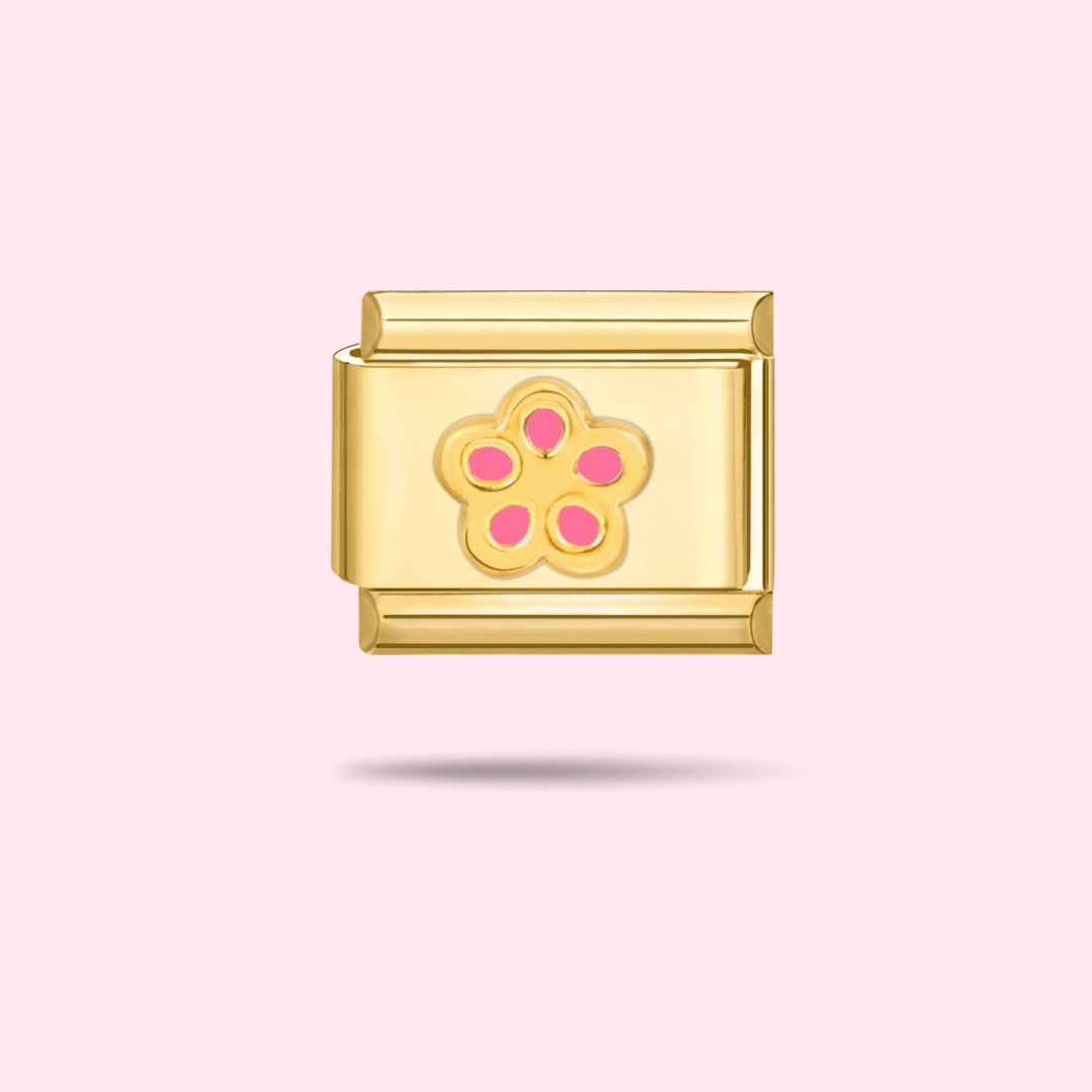 🌸 Charm Fleur Rose