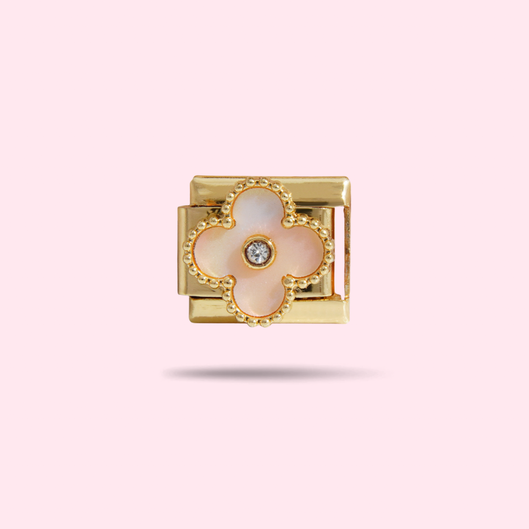 ✨ Charm Fleur Nacrée Élégance