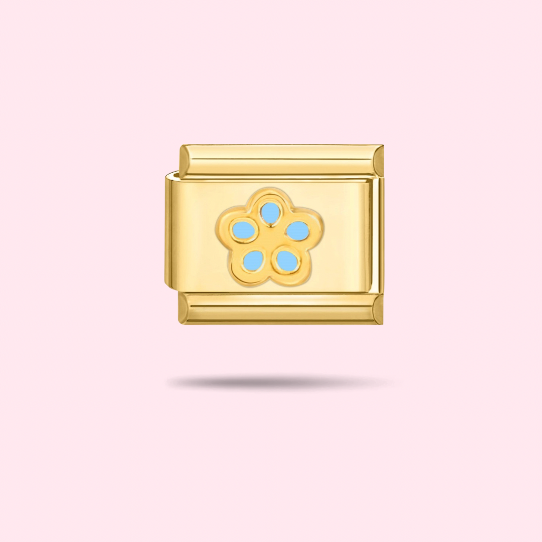 ✨ Charm Petite Fleur Bleue