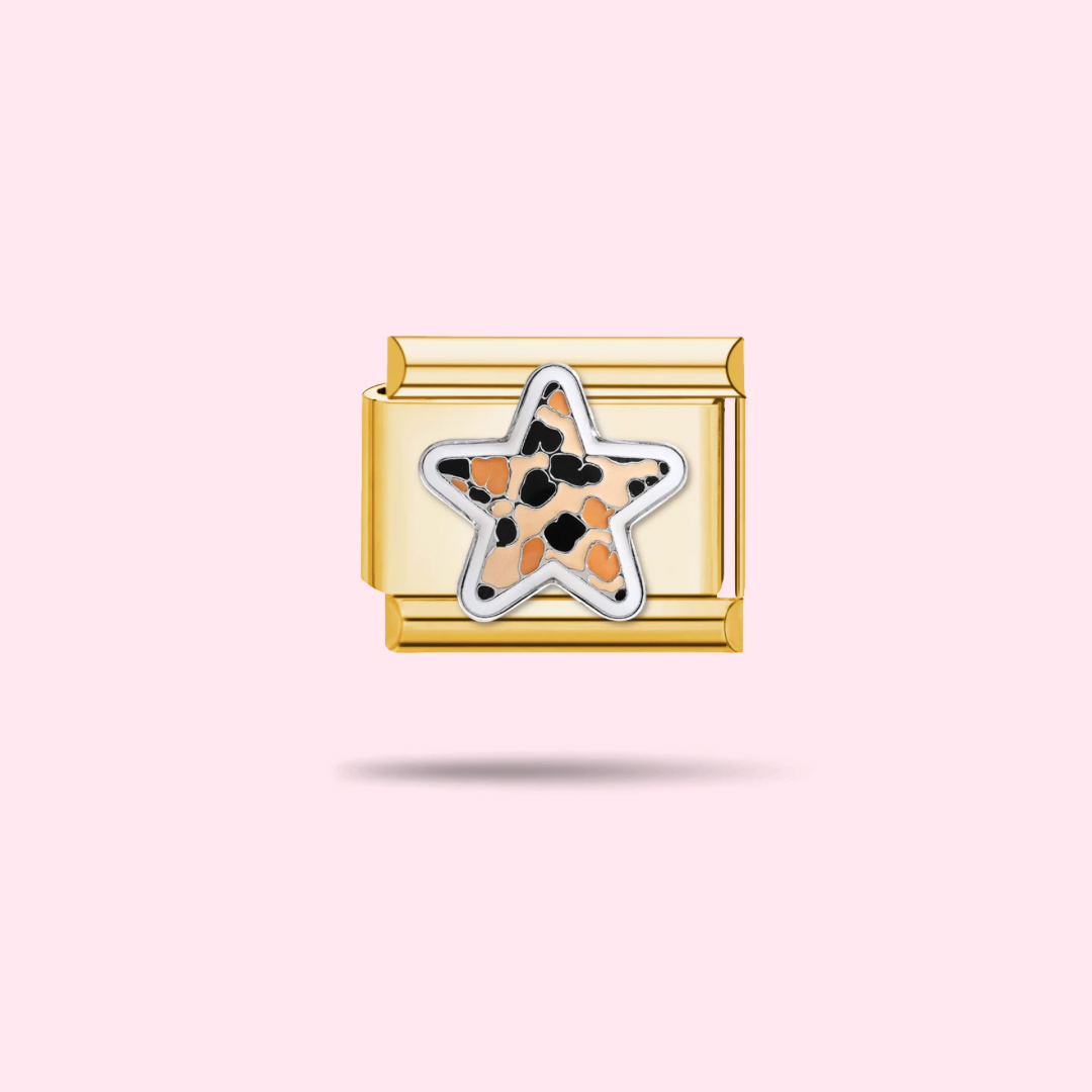 ⭐ Charm Étoile Léopard