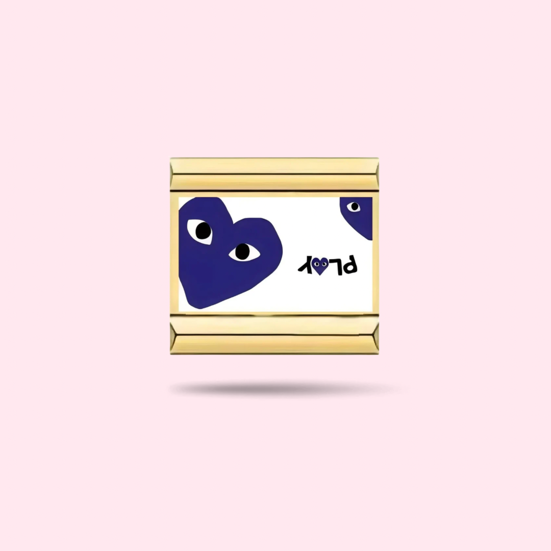 🖤 Charm Cœur PLAY Bleu