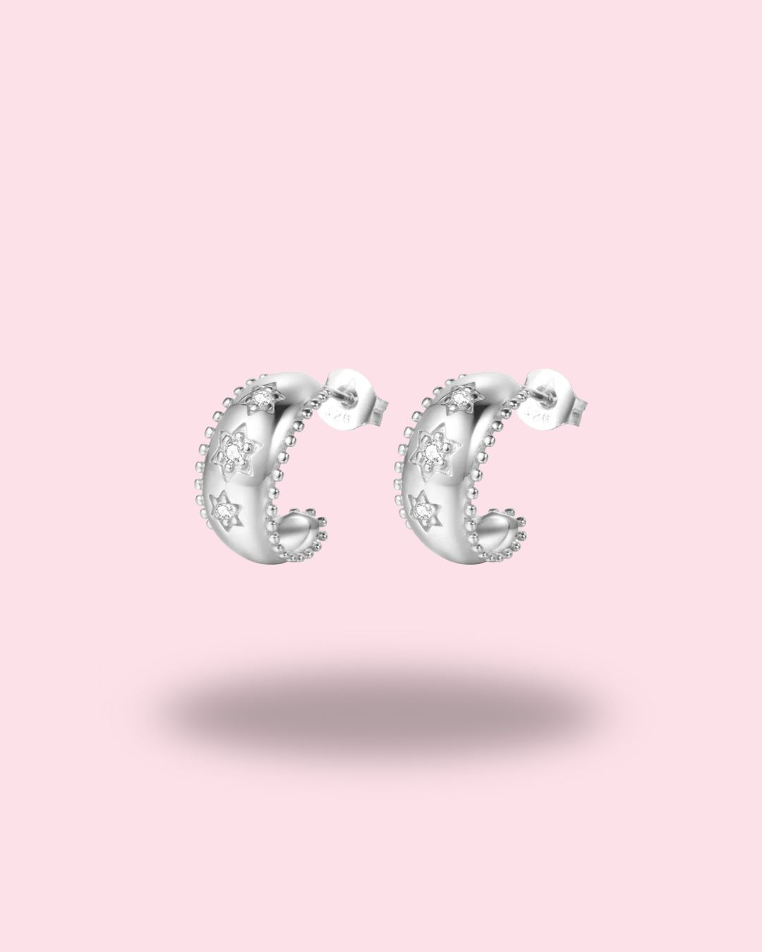 Créoles - Stellina Argentées