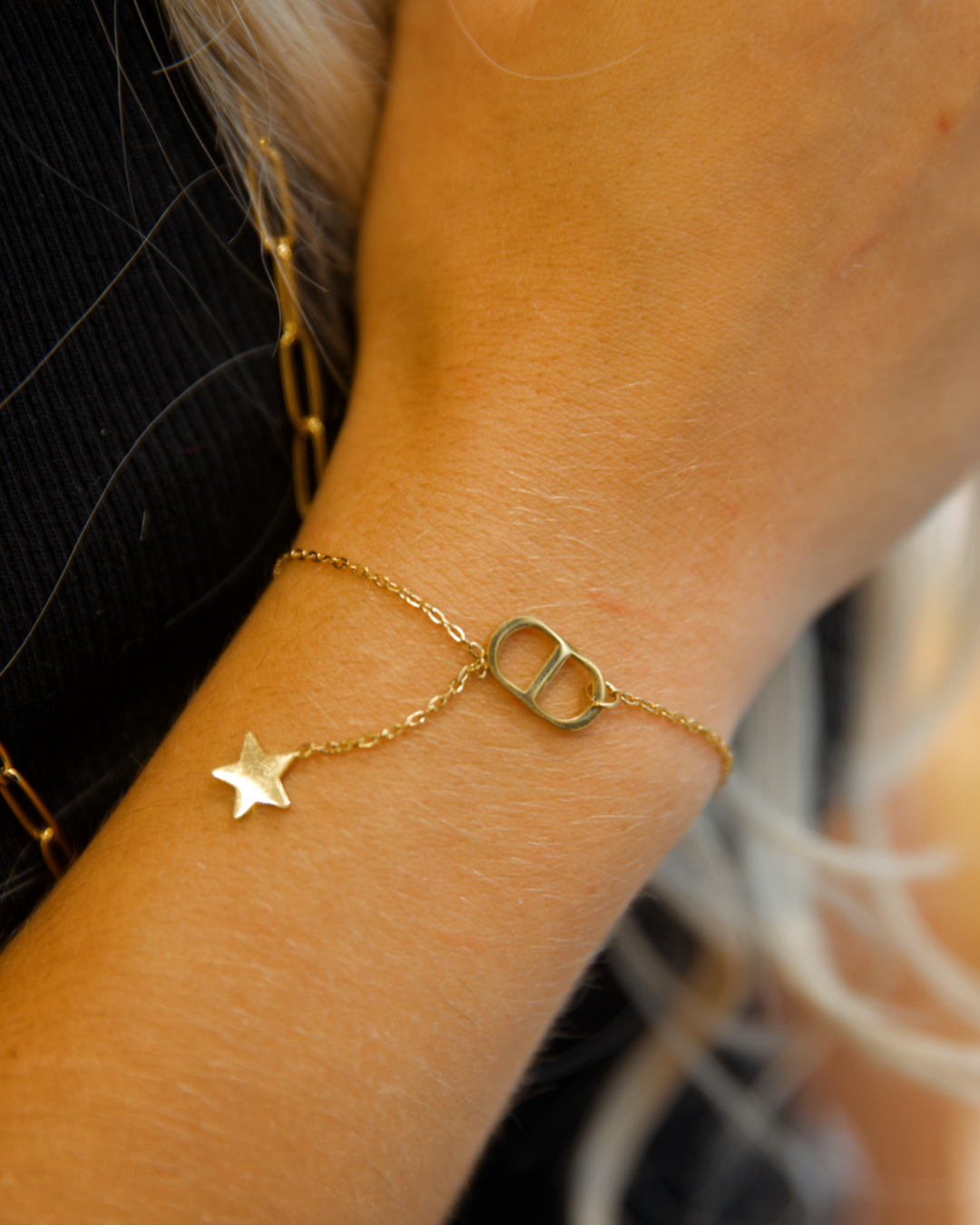 Armband - Stahlstern