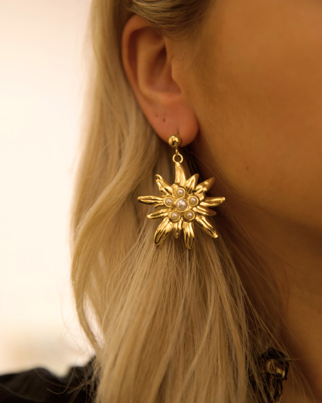 Boucles d’oreilles Edelweiss