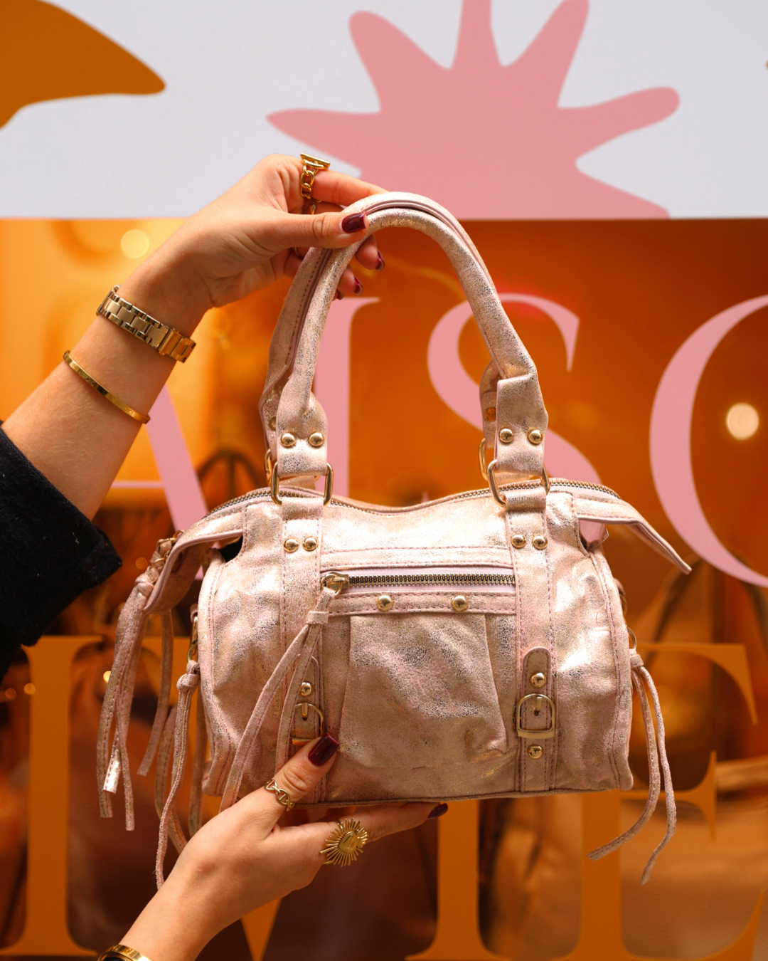 SAC - ICONIC MINI ROSE POUDRÉ